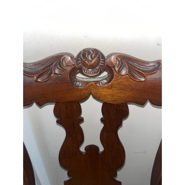 American Antique American Empire Flame Mahogany Side Chair With Flawless Cane Seat (Circa 1890s) For Sale - Image 3 of 4