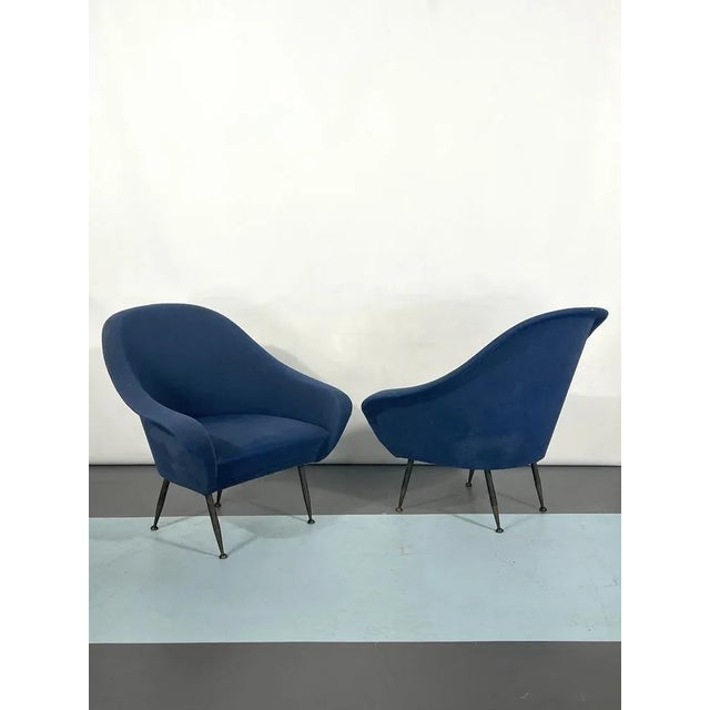 Mid-Century Modern Loveseat and Armchairs by Gastone Rinaldi, 1950s, Set of 3 For Sale - Image 12 of 18
