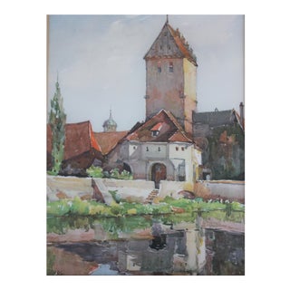 Nicolas Markovitch Gustavian Lithograph Rothenburger Germany For Sale