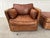 Set of Vintage Club Chair and Ottoman from Roche Bobois, 1980s For Sale - Image 6 of 9