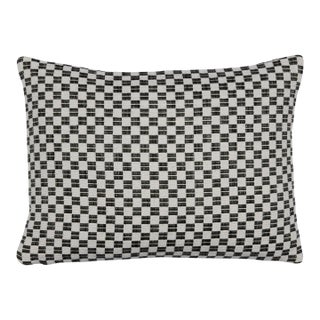 Schumacher Elkhart 18" Lumbar Pillow In Black For Sale
