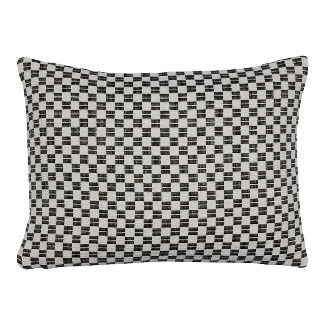 Schumacher Elkhart 18" Lumbar Pillow In Black For Sale