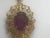 23 Carat Oval Amethyst Pendant Necklace 18 Karat Yellow Gold Vintage For Sale - Image 16 of 18