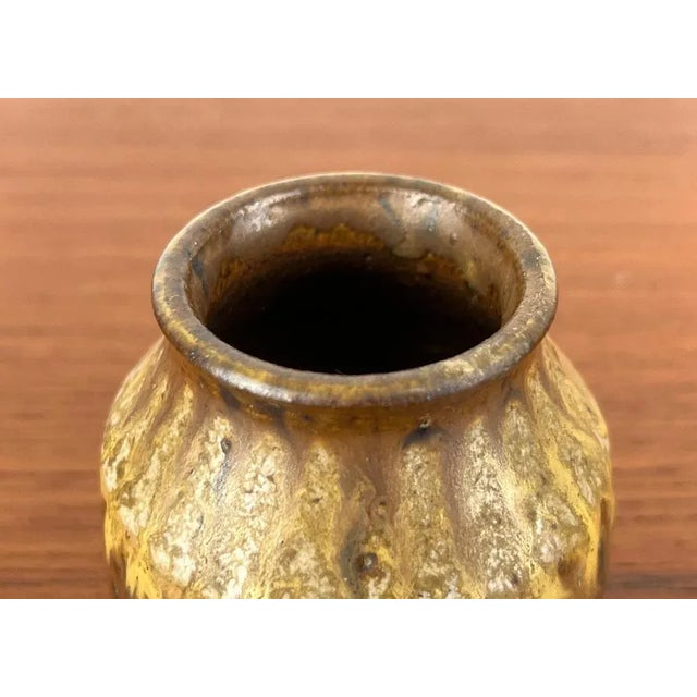 Mid-Century Modern Small Mid-Century German Studio Pottery Vase by Walter Stürmer, 1960s For Sale - Image 3 of 12