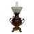 Antique Bradley and Hubbard Electrified Kerosene Lamp For Sale