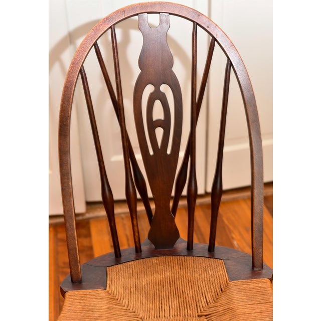 1910s Hoop Back Windsor Chair With Thrush Seat For Sale In Washington DC - Image 6 of 6