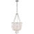Jacqueline Chandelier in Burnished Silver Leaf with White Acrylic Designer: AERIN Canopy: 5.25" Round Mounting: Chain...