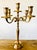 Vintage Tall Golden Candelabra Beautiful Godinger Candle Holder “Made in India” Elegant Beautiful For Sale In Portland, OR - Image 6 of 8