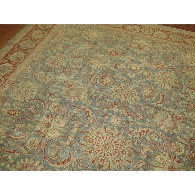 Persian Antique Zabihi Collection Persian Malayer Rug - 9'2" x 11'9" For Sale - Image 3 of 10