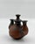 This extraordinary studio pottery piece is a handcrafted ceramic oil lamp (also usable as a sculptural vase) from the...