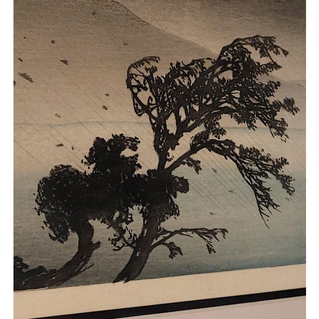 Unusual Small Woodblock, Japan Circa 1920 For Sale - Image 4 of 5
