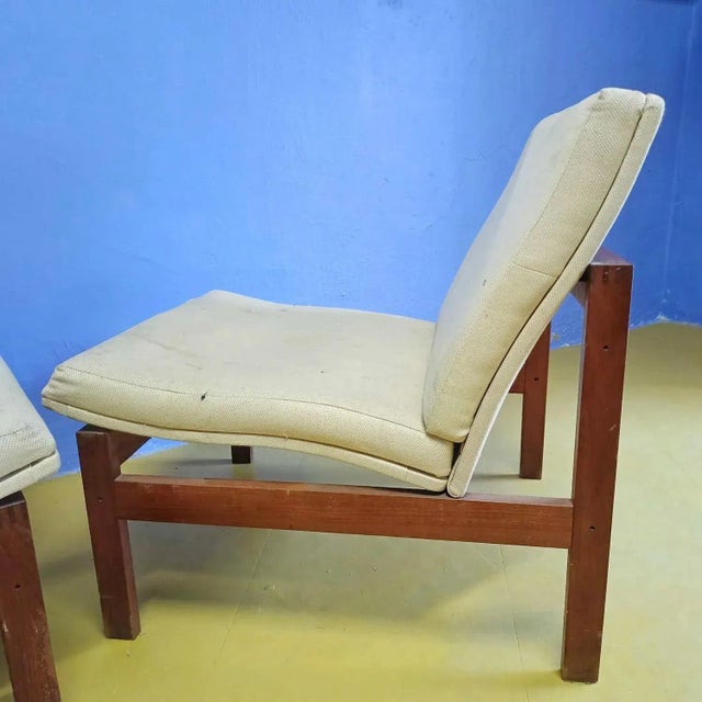 Set of Vintage Moduline Lounge Chairs by Ole Gjerløv-Knudsen & Torben Lind, 1960s For Sale - Image 10 of 12