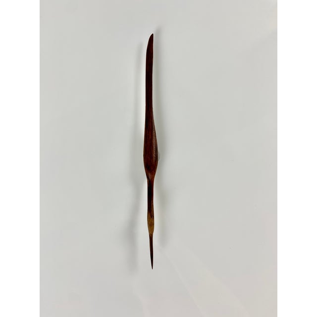 Mid 20th Century Danish Modern Hand Carved Bird Figurine or Letter