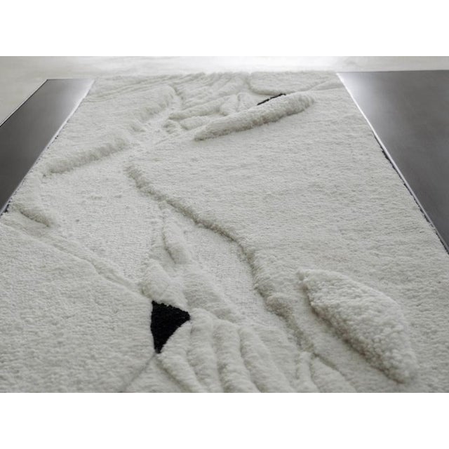 Diptyque Wall Sculpture in Wool and Metal by Tina Tictone For Sale - Image 6 of 9