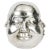 Silver Silver Plated Bronze Buddha, 1980s For Sale - Image 8 of 8
