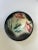 80's Vintage Claudia Hand Painted Flower Design Decorative Pottery Plate For Sale In Miami - Image 6 of 12