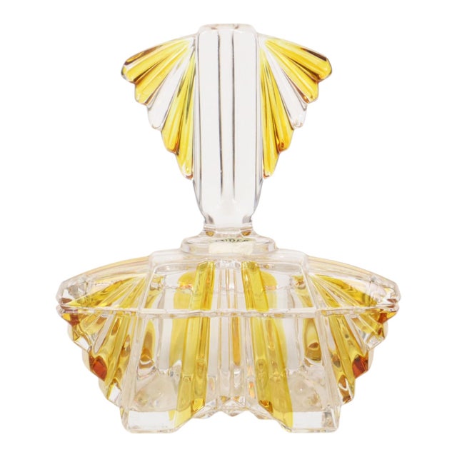 Art Deco Crystal Boudoir Perfume Bottles by Ernst Buder, 1950s, Set of 3 For Sale - Image 6 of 18