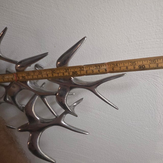 1970s Curtis Jere, Birds in Flight Wall Sculpture, 1979, Aluminum For Sale - Image 5 of 8
