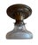 Early 20th Century Rare Vintage Holophane Flushmount Ceiling Light Fixture For Sale - Image 5 of 12