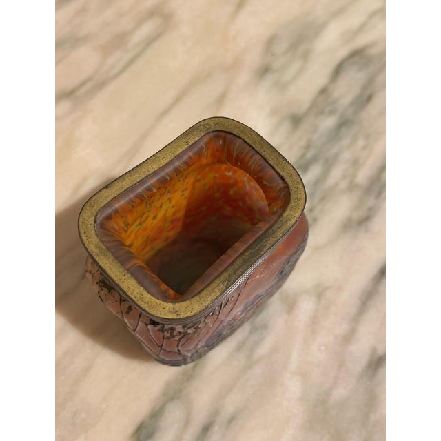 1920s Vase in Glass Paste from Legras For Sale - Image 5 of 12