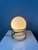 Hollywood Regency Mid-Century Hollywood Regency Eyeball Table Lamps in Opaline Glass, Set of 2 For Sale - Image 3 of 11
