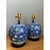 Vintage Floral Ceramic Table Lamps - Pair For Sale - Image 9 of 12