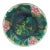 19th Century Majolica Pink Flowers Plate Clairefontaine For Sale