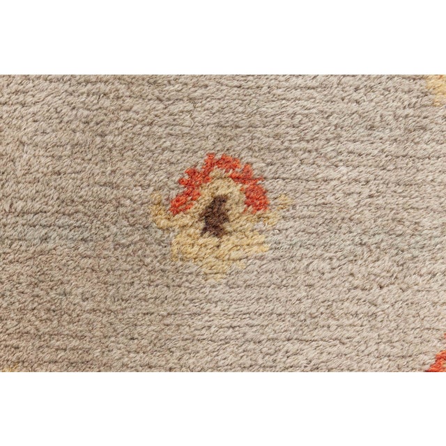 Textile Vintage Finnish Hand-Knotted Wool Pile Rug, Doris Leslie Blau For Sale - Image 7 of 7