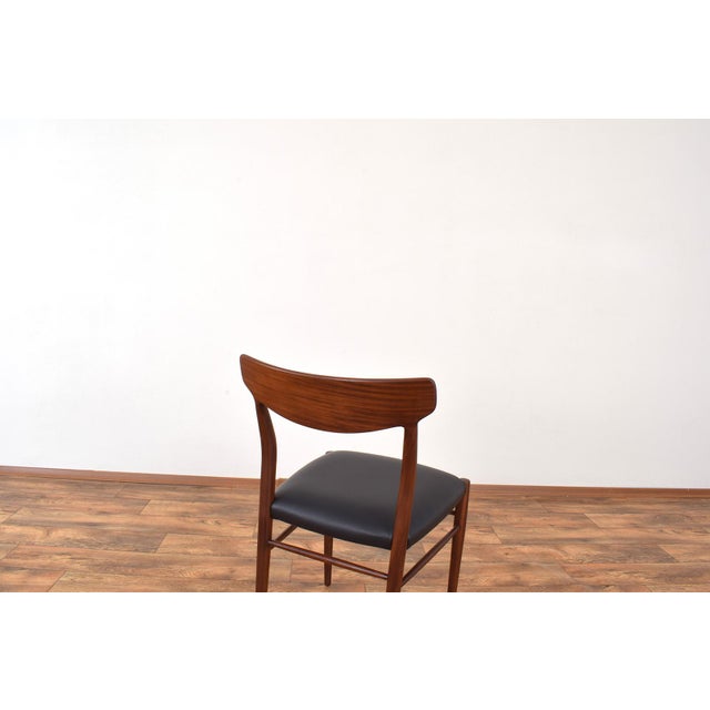Mid-Century Modern Teak Dining Chairs by Gustav Herkströter for Lübke, 1960s, Set of 4 For Sale - Image 12 of 13