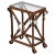Iron Faux Leather Side Table in the style of Jacques Adnet For Sale - Image 9 of 9