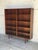 Mid-Century Modern Rosewood Bookcase Large Open Double Column Shelving Unit Vintage Denmark 1960s For Sale - Image 3 of 8