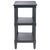 Cassie 3 Shelf Accent Table in Black For Sale In Philadelphia - Image 6 of 8