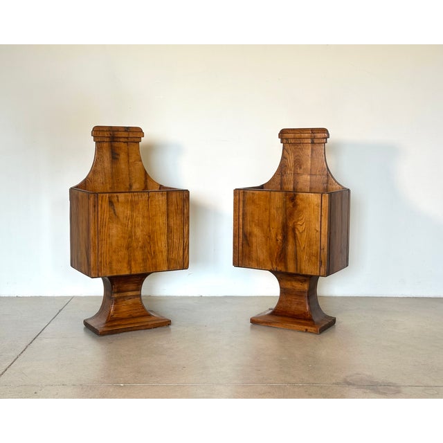 Rustic Oak Planters, 1960s, Set of 2 For Sale - Image 14 of 14