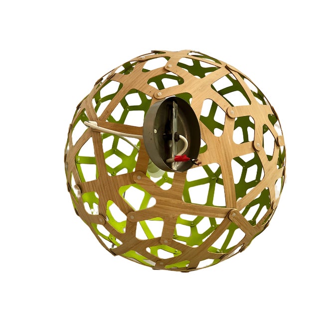Early 21st Century The Eco-Friendly Coral Pendant Light, by David Trubridge For Sale - Image 5 of 9