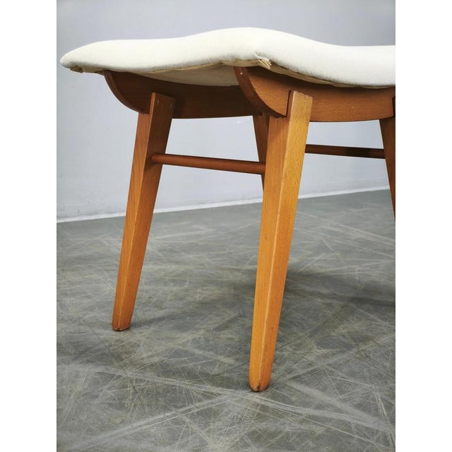 1970s Beech Wood Stools by Závod Malacky, Czechoslovakia, 1970s, Set of 2 For Sale - Image 5 of 12