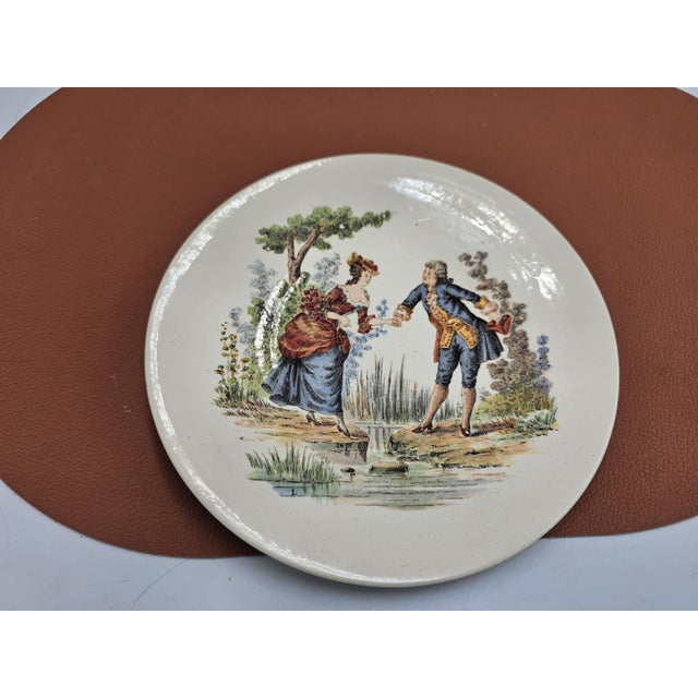 Wall Plate from Sarreguemines, 1890s For Sale - Image 4 of 5