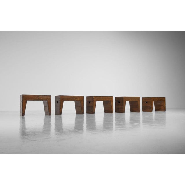 Stool by Jan de Jong for Pauluskerk Uden, 1966 For Sale - Image 6 of 18
