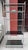Mid Century Modern Five Shelf Aluminum & Black Glass Etagere.
