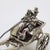 Metal Vintage Italian Handmade Sterling Silver 925 Just Married Carriage with Horse Figurine, 1970s For Sale - Image 7 of 13