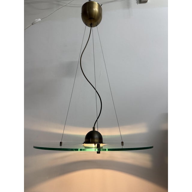 Metal Space Age UFO Pendant from Sölken Leuchten, 1970s For Sale - Image 7 of 18