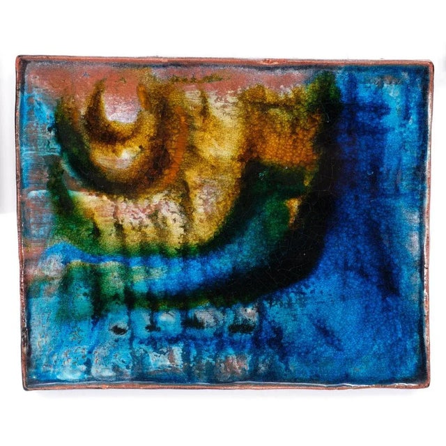 Abstract Ceramic Wall Plaques, Germany, 1965, Set of 3 For Sale - Image 9 of 12
