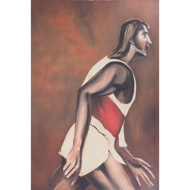 Constantin Byzantios, The Athlete, 1992, Original Lithograph For Sale - Image 10 of 10