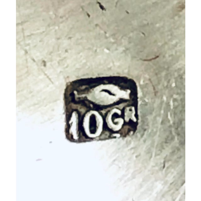 Metal Vintage Guy Degrenne French Silver Plated Flatware, Set of 37 For Sale - Image 7 of 13