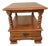 Vintage Ethan Allen Solid‑wood Side Table For Sale