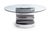 Modern Greg Sheres Style Stainless Steel Round Cocktail Table For Sale - Image 4 of 4