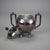 4 Piece Antique Figural Clawfoot Silver Plate Tea Set, Circa 1890 For Sale - Image 6 of 7