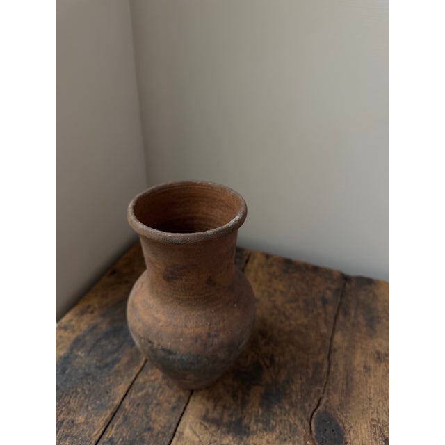 1930s Clay Vessel Vase For Sale - Image 9 of 9