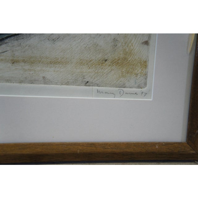 Sculpture Materials 1970s Mary Davis Abstract Color Engravings Late Starters Windows Trang 40" - Set of 3 For Sale - Image 7 of 8