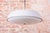 Mid-Century Modern Mid-Century Czech Pendant Light in Steel and Opaline Glass attributed to Lidokov, 1950s For Sale - Image 3 of 12