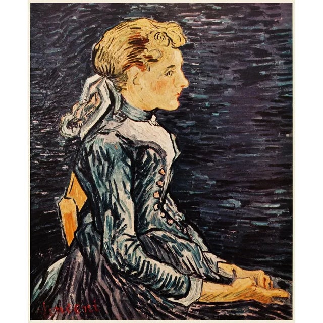 1954 After Van Gogh "Portrait of Mademoiselle Ravoux", First Edition Print For Sale - Image 9 of 9